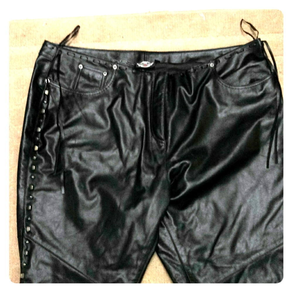 Harley-Davidson leather pants